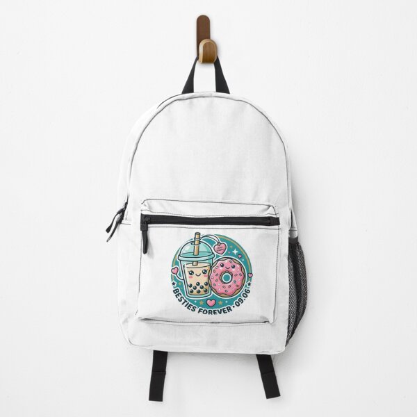 Item preview, Boba and Donut Besties Forever – Cute Bubble Tea & Donut Illustration designed and sold by MartBook.