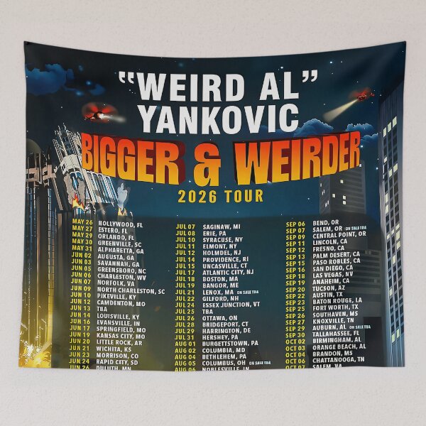 Item preview, American Musician Yankovic Tour EMBN designed and sold by hilarysneed06.