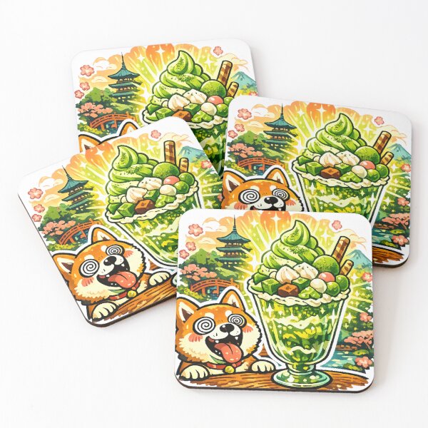 Item preview, Matcha Mind Control Shiba Inu designed and sold by kawaii animal store (in Japan).