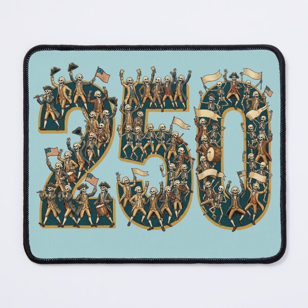 Item preview, USA 250th Anniversary Skeletons Founding Fathers designed and sold by d247.