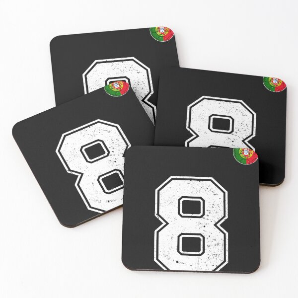 Item preview, Portugal Soccer Number 8 Vintage Sports Fan designed and sold by OliviaHayesArt.