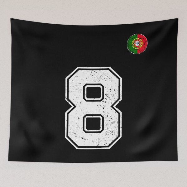 Item preview, Portugal Soccer Number 8 Vintage Sports Fan designed and sold by OliviaHayesArt.