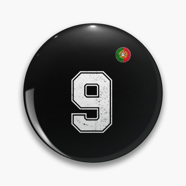 Item preview, Portugal Soccer Number 9 Vintage Sports Fan designed and sold by OliviaHayesArt.