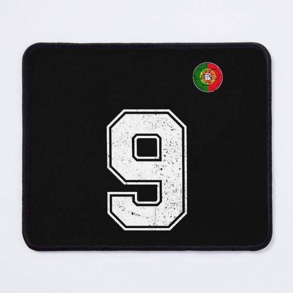 Item preview, Portugal Soccer Number 9 Vintage Sports Fan designed and sold by OliviaHayesArt.