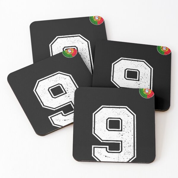 Item preview, Portugal Soccer Number 9 Vintage Sports Fan designed and sold by OliviaHayesArt.