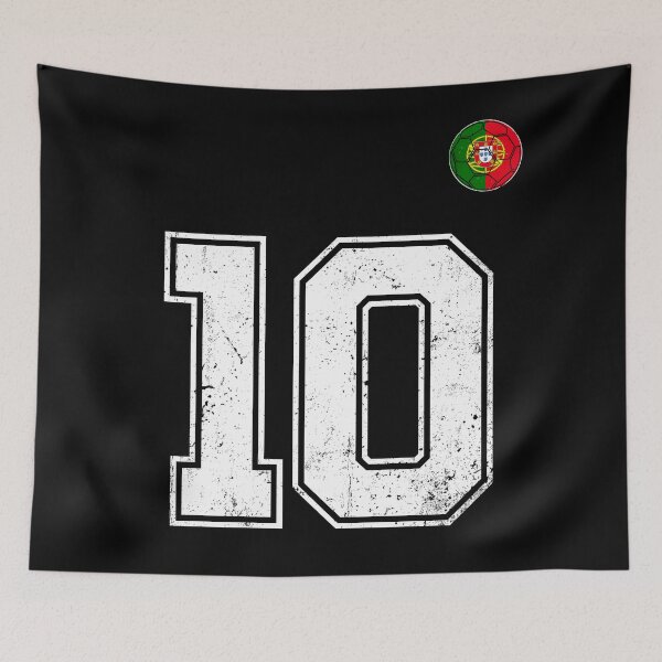 Item preview, Portugal Soccer Number 10 Vintage Sports Fan designed and sold by OliviaHayesArt.