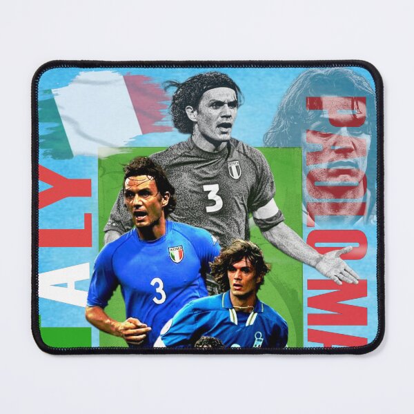 Item preview, Paolo Maldini Italy National Team Retro Football Art designed and sold by Af-RT10.