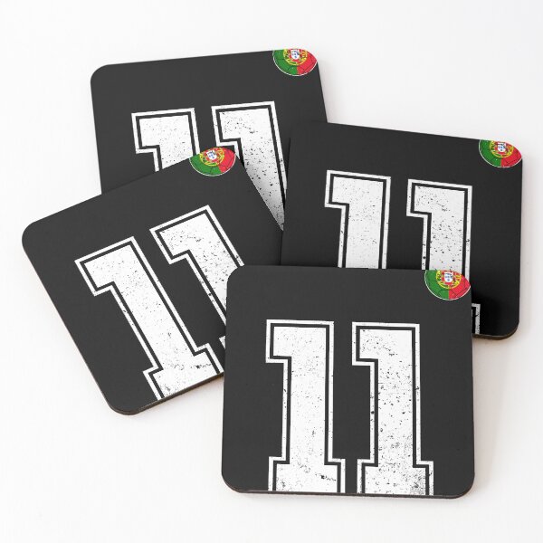 Item preview, Portugal Soccer Number 11 Vintage Sports Fan designed and sold by OliviaHayesArt.