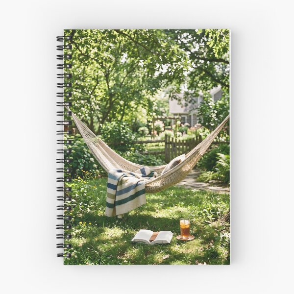 Item preview, Relaxing Backyard Hammock Summer Reading Nook designed and sold by novadawy.