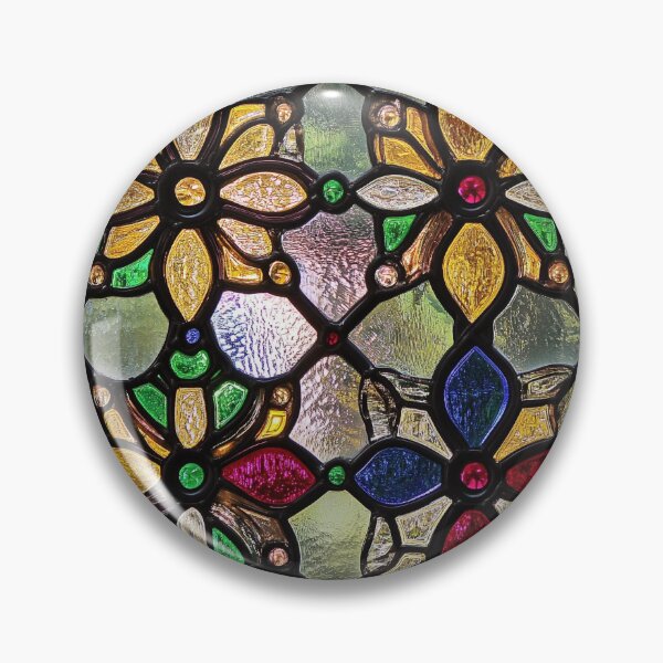 Item preview, Magenta Amber Organic Floral Stained Glass Photo Texture designed and sold by DigitaICraft.