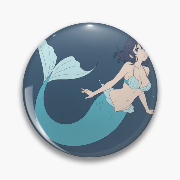 Item preview, Anime Mermaid Waifu Underwater Ningyo Art designed and sold by Shirt-Otakus.