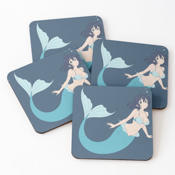 Item preview, Anime Mermaid Waifu Underwater Ningyo Art designed and sold by Shirt-Otakus.