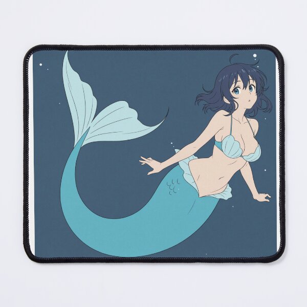 Item preview, Anime Mermaid Waifu Underwater Ningyo Art designed and sold by Shirt-Otakus.