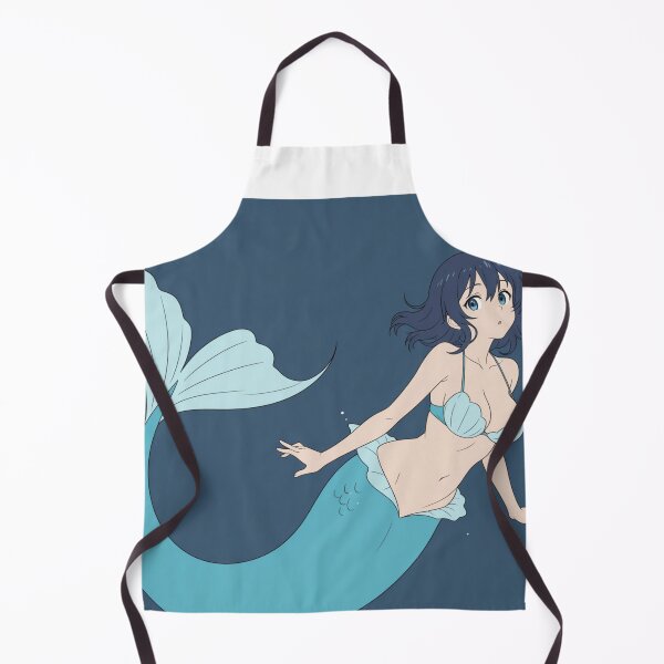Item preview, Anime Mermaid Waifu Underwater Ningyo Art designed and sold by Shirt-Otakus.