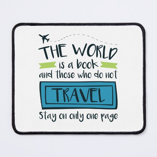 Item preview, Travel World is a Book Quote designed and sold by jaygo.
