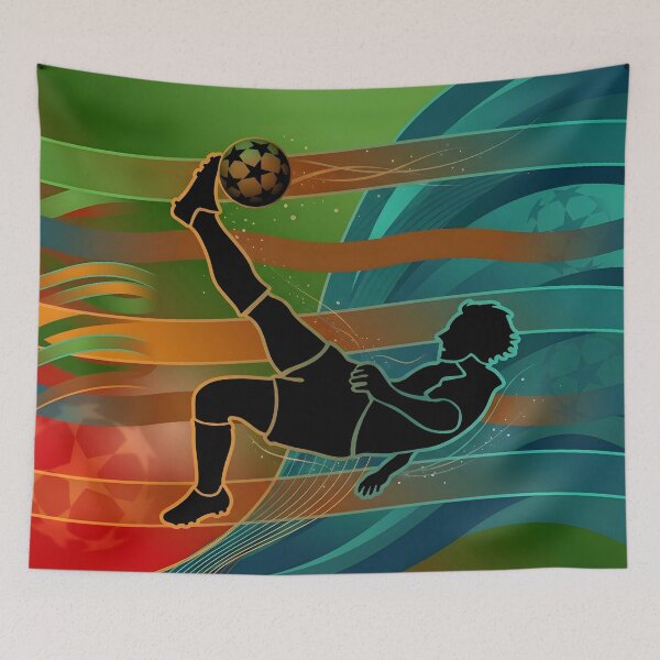 Item preview, Soccer Bicycle Kick Silhouette designed and sold by Gradient Concept.