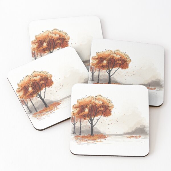 Item preview, Golden autumn road  designed and sold by Ескіз-ілона.
