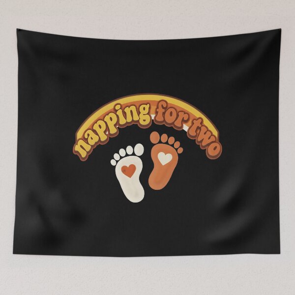 Item preview, Retro Pregnancy Nap Announcement Classic T-Shirt designed and sold by RawGfxPlanet.