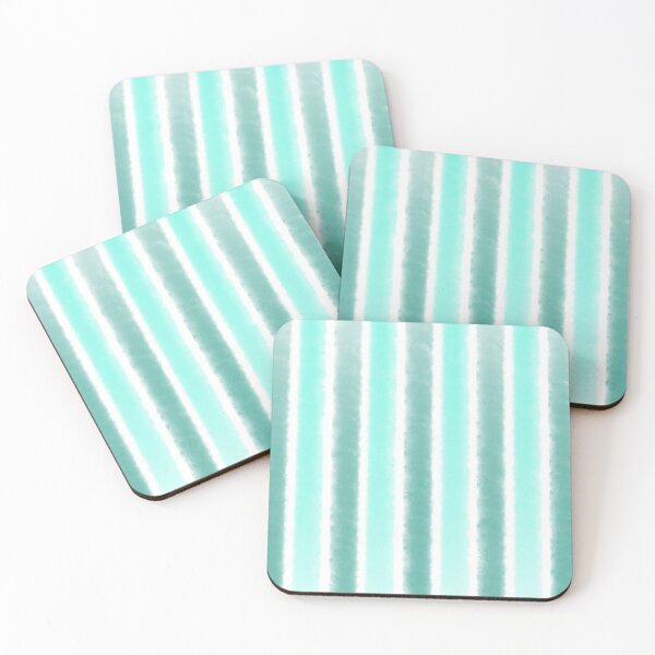Item preview, Watercolor stripe pattern - sea green designed and sold by Pattern Pie.