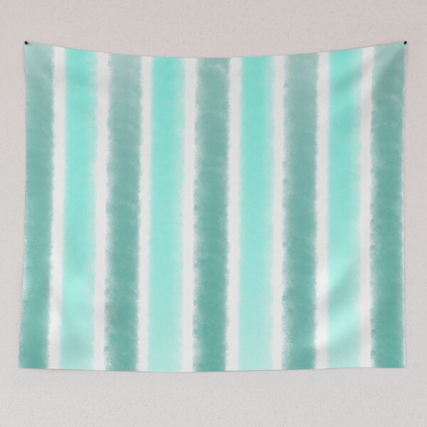 Item preview, Watercolor stripe pattern - sea green designed and sold by Pattern Pie.