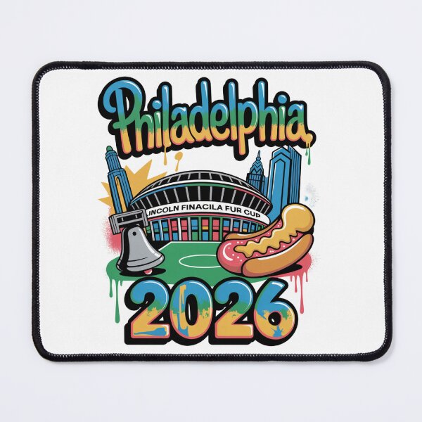 Item preview, Philadelphia 2026 Liberty Bell Stadium Cheesesteak T-Shirt V17 designed and sold by DarylWelsh2024.