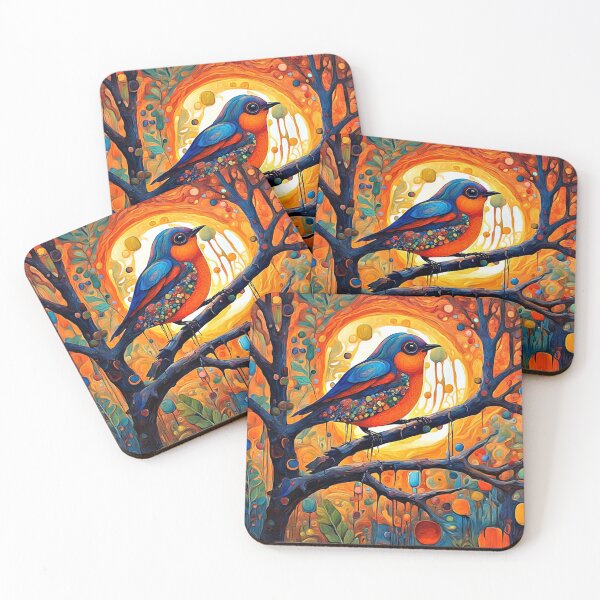 Item preview, Bird in Autumn glow designed and sold by George Hutton Hunter.