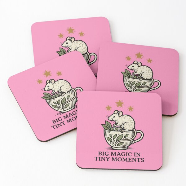Item preview, Big Magic in Little Moments - Cute Magic Mouse Art designed and sold by ZUMERI.