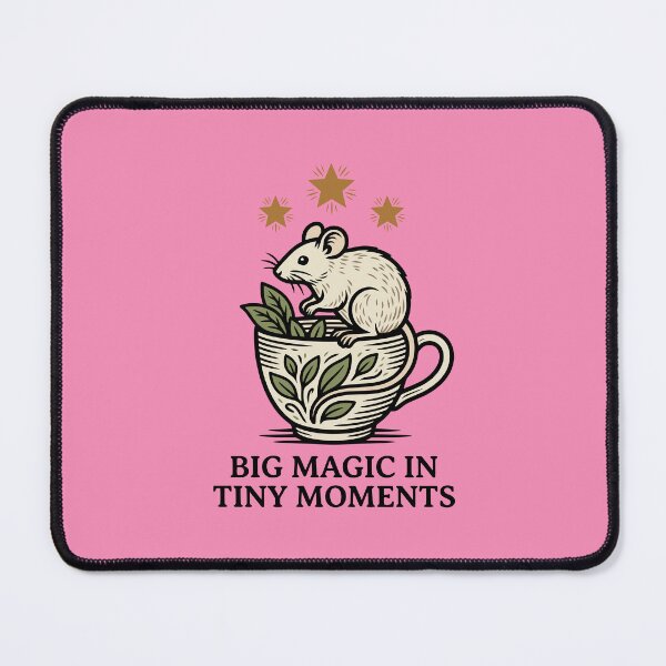 Item preview, Big Magic in Little Moments - Cute Magic Mouse Art designed and sold by ZUMERI.