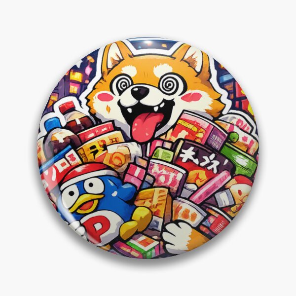 Item preview, Japan Shopping Brain Rot Shiba Inu | Chaotic Don Quijote Kawaii Meme Anime Dog designed and sold by kawaii animal store (in Japan).