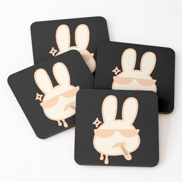 Item preview, Cool Rabbit Glasses Hammer Minimalist Design Funny Gift? designed and sold by AstronautMerch.