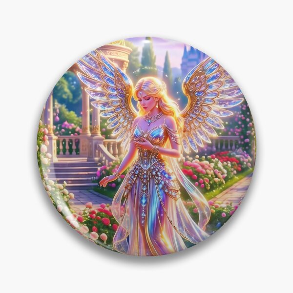 Item preview, Angel with Jewel Wings designed and sold by PP&RAINBOW SHOP.