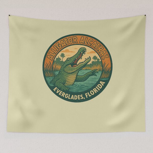 Item preview, Alligator Alcatraz designed and sold by Pixel-Lair.