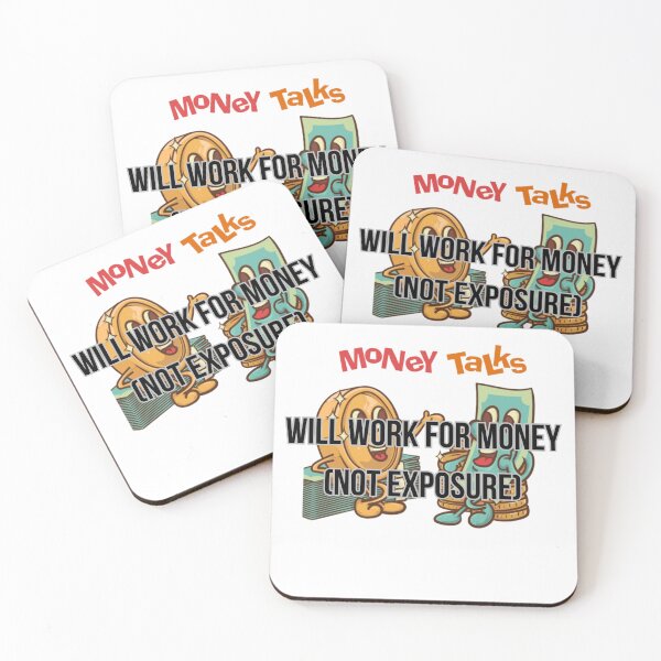 Item preview, Will Work For Money Not Exposure T-Shirt - Funny Freelancer Gift designed and sold by Malented.