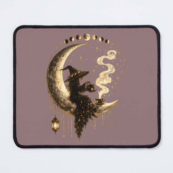 Item preview, Moon Tea Witch Celestial Fantasy Art designed and sold by Lizavelle.