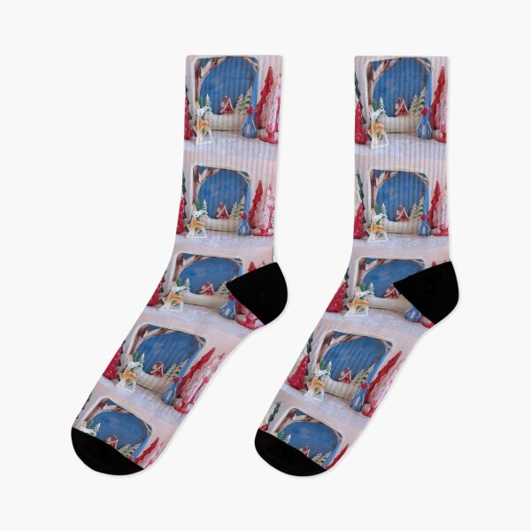 Item preview, Christmas Candles Winter Scene designed and sold by collageDP.