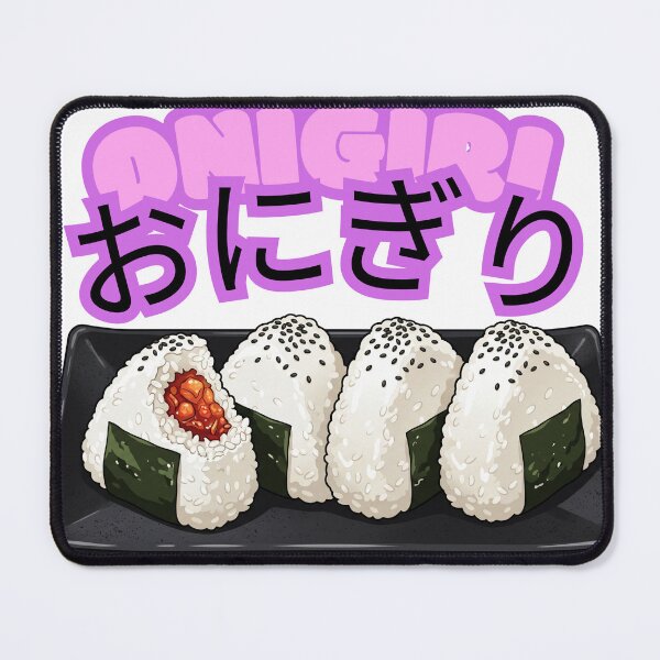 Item preview, Japanese Onigiri Rice Ball Snack Neon Art designed and sold by Shirt-Otakus.