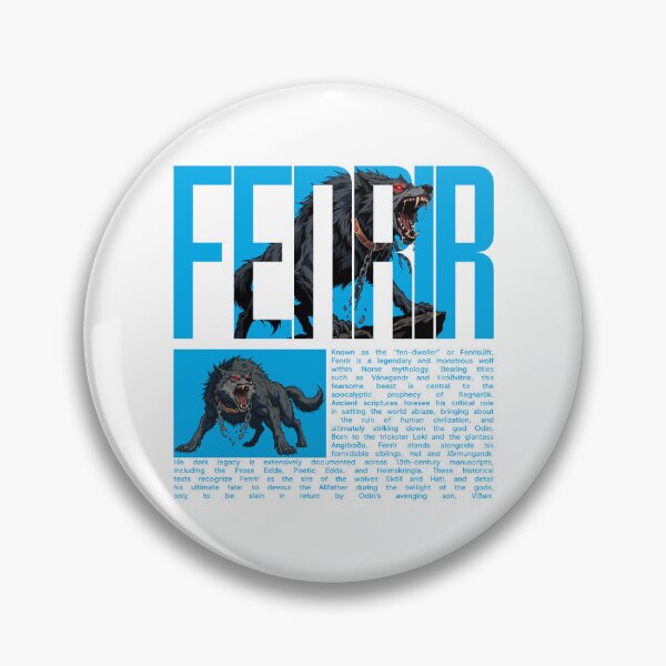 Item preview, Fenrir Norse Mythology Giant Wolf Comic Style Graphic designed and sold by appratous.