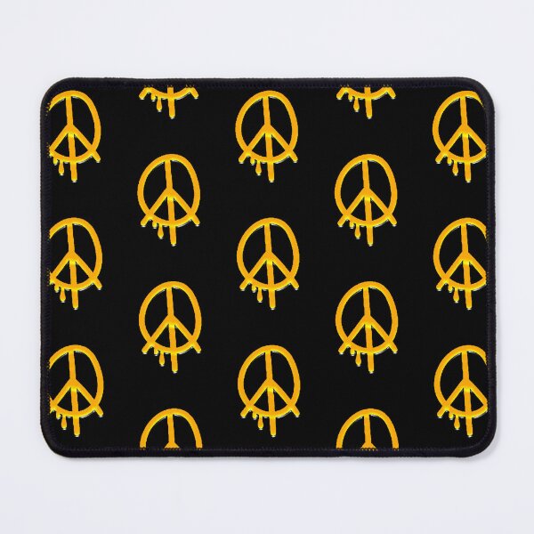Item preview, Neon Yellow Drip Peace Sign Hippie Gift designed and sold by AstronautMerch.