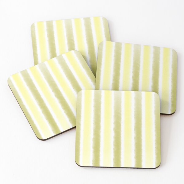Item preview, Watercolor stripe pattern - Yellow  designed and sold by Pattern Pie.