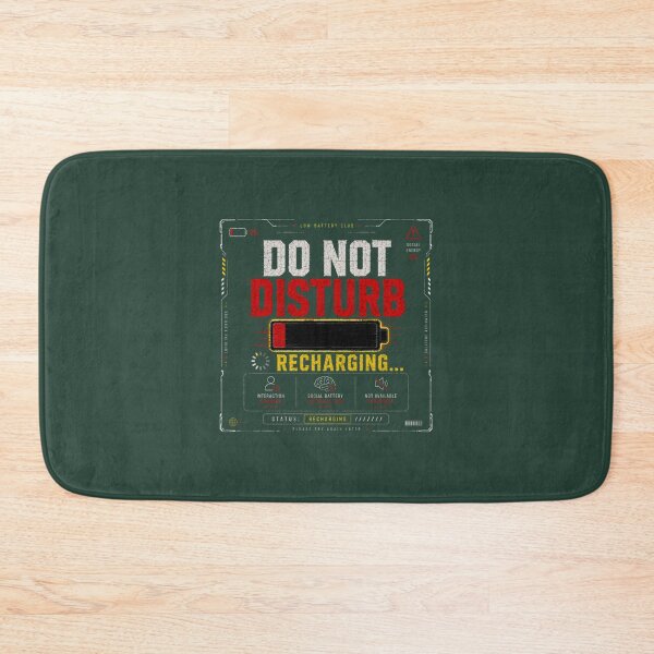 Item preview, Do Not Disturb Recharging | Low Social Battery Introvert Design designed and sold by LowBatteryStudio ⭐.