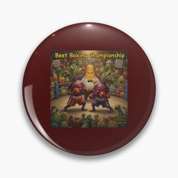 Item preview, Beet Boxing Championship – Funny Veggie Watercolor Art designed and sold by Rick London Gifts.