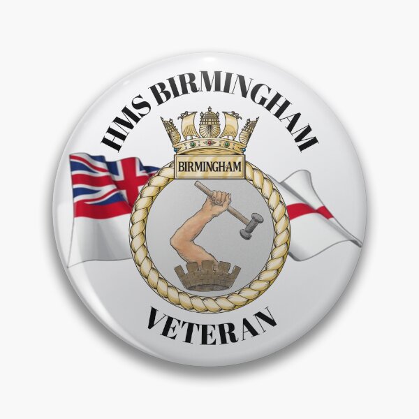 Item preview, HMS Birmingham Veteran Royal Navy designed and sold by Bootneckstore.