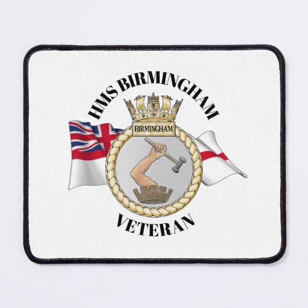 Item preview, HMS Birmingham Veteran Royal Navy designed and sold by Bootneckstore.