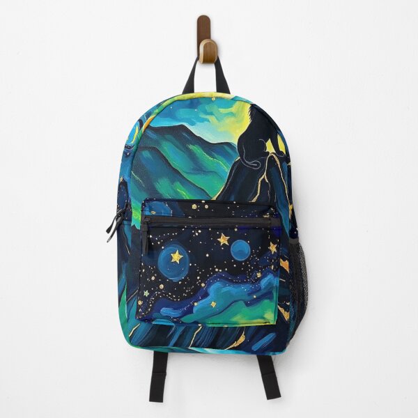 Item preview, Starry Night Lion Painting – Mystical Cosmic Art designed and sold by Tama-sirth.