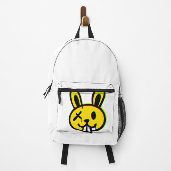 Item preview, Yellow Glitch Rabbit Face X Eyes Dead Inside Cyberpunk Aesthetic designed and sold by AstronautMerch.