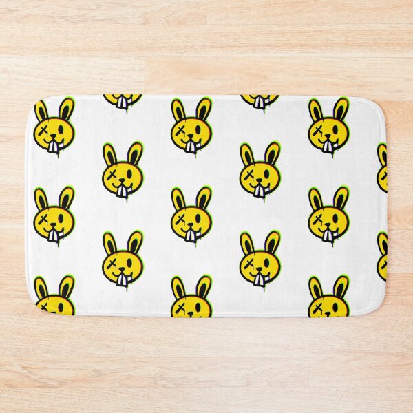 Item preview, Yellow Glitch Rabbit Face X Eyes Dead Inside Cyberpunk Aesthetic designed and sold by AstronautMerch.