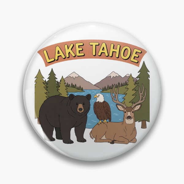 Item preview, Lake Tahoe Forest and Wildlife Scenic 90s Theme  designed and sold by Milasneeze.