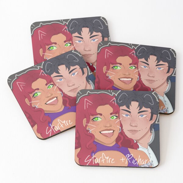 Item preview, Star Fire + Richard Grayson DC designed and sold by Elaine.Arts049.