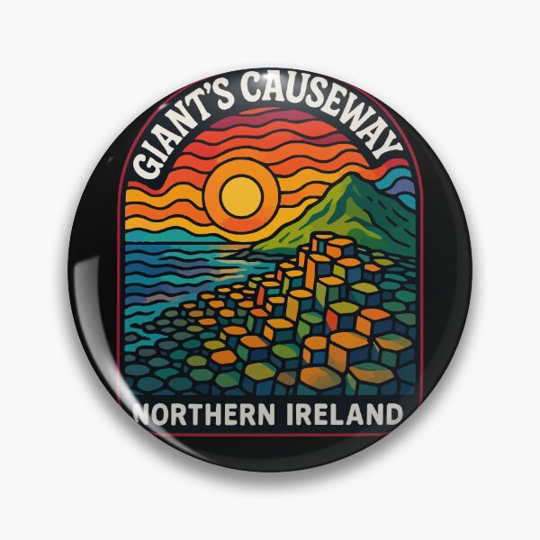 Item preview, Giant's Causeway Northern Ireland Travel designed and sold by TomFrontierArt.