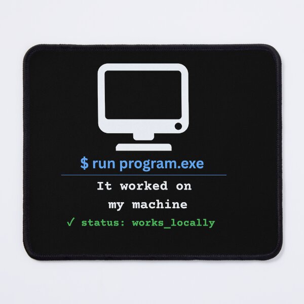 Item preview, It Worked On My Machine Code Meme designed and sold by PRINTNESTWEARCO.